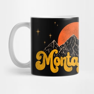 Vintage State of Montana Mid Century Distressed Aesthetic Mug